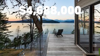 West Coast Modern Waterfront Retreat on Bowen Island, BC | $4,688,000