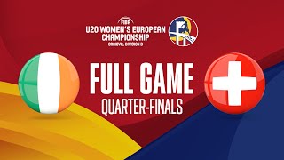 Ireland v Switzerland | Full Basketball Game | FIBA U20 Women's European Championship 2023
