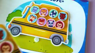 Игра на липучках &quot;Транспорт&quot; для детей / Busy book Transport for kids