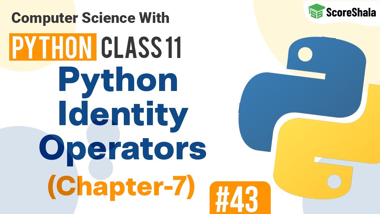 Identity Operators in Python Class 11 | Chapter 7 Class 11 Computer ...