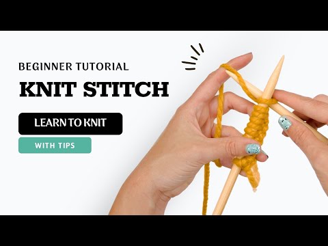 How to Knit Stitch: Beginner Step-by-Step Tutorial