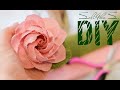 DIY soli4ka_s Красива троянда з гофропаперу/ красивая роза с гофробумаги/ crepe paper rose