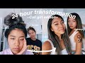 24 HOUR TRANSFORMATION // GLOW UP WITH US