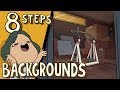 HOW I DO MY BACKGROUNDS - 8 Steps I Follow!