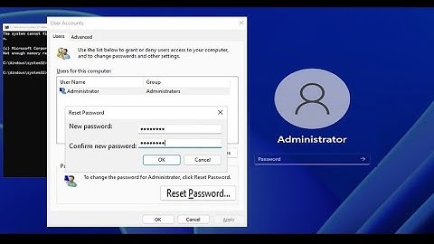 How to Reset Password Windows 11 Admin Account Without Software or Bootable Media