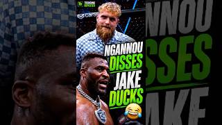 Jake Paul DUCKS Francis Ngannou DISS after KNOCK OUT vs. Philipe Lins #francisngannou #jakepaul