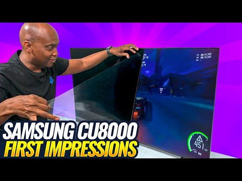 Samsung CU8000 Unboxing And Impressions | Crystal UHD 4K Television - HDR