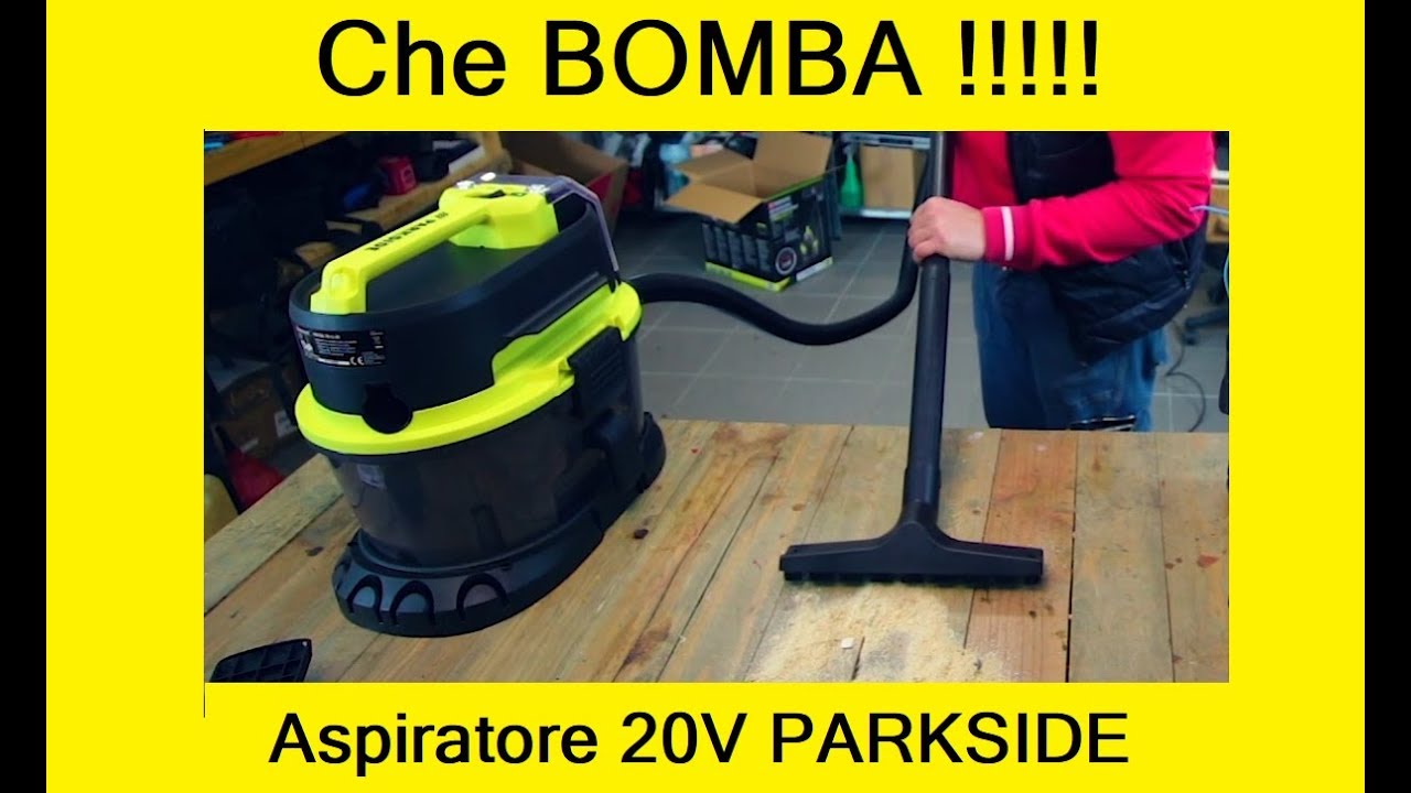 Recensione Aspirapolvere PARKSIDE a batteria PNTSA 20-Li A1 e saldatore a  gas PARKSIDE 