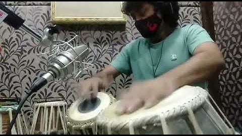 Prashant trivedi tabla creative pickups for a recording session..