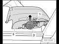 2012 Audi A6 C7 rear parking warning buzzer