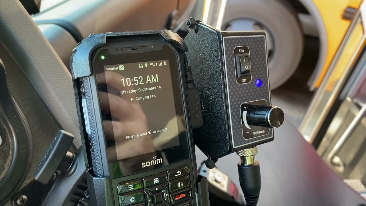 Brand new installation GPS Lockbox for SONIM XP5S, no audio coming from amp/speaker setup…Bus