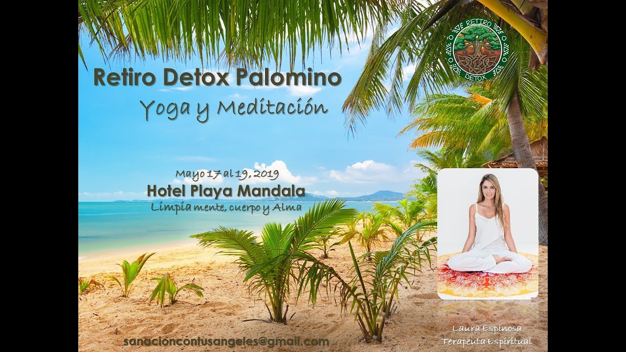 RETIRO DETOX PALOMINO (YOGA Y MEDITACIÓN) MAYO 2019 - YouTube