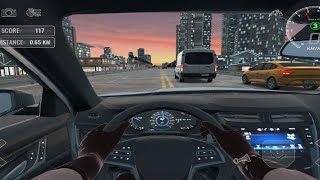Traffic Racer Pro: Driving a Volkswagen Golf in the City. Gameplay (Android) screenshot 3