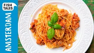 TUNA PASTA | Pasta with CANNED TUNA | Bart van Olphen