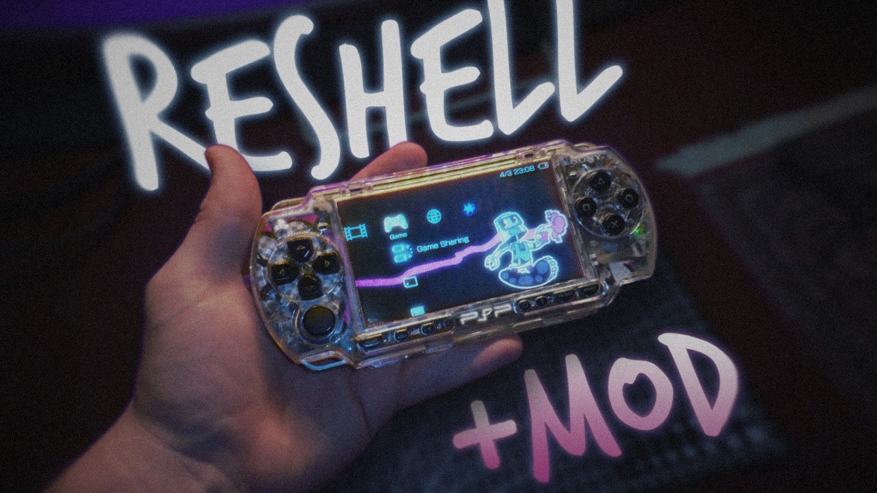 Переделываю свою старую PSP | Reshell, Type-C, Vita stick