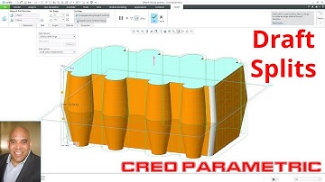 Creo Parametric - Draft Feature (Part 2 of 3) - Splits