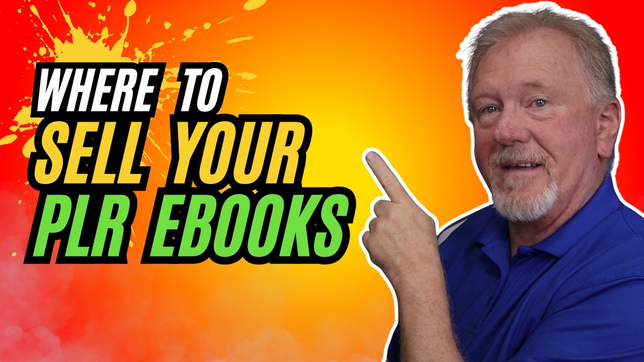 PLR eBooks | Where to Actually Make Money Selling Them - YouTube