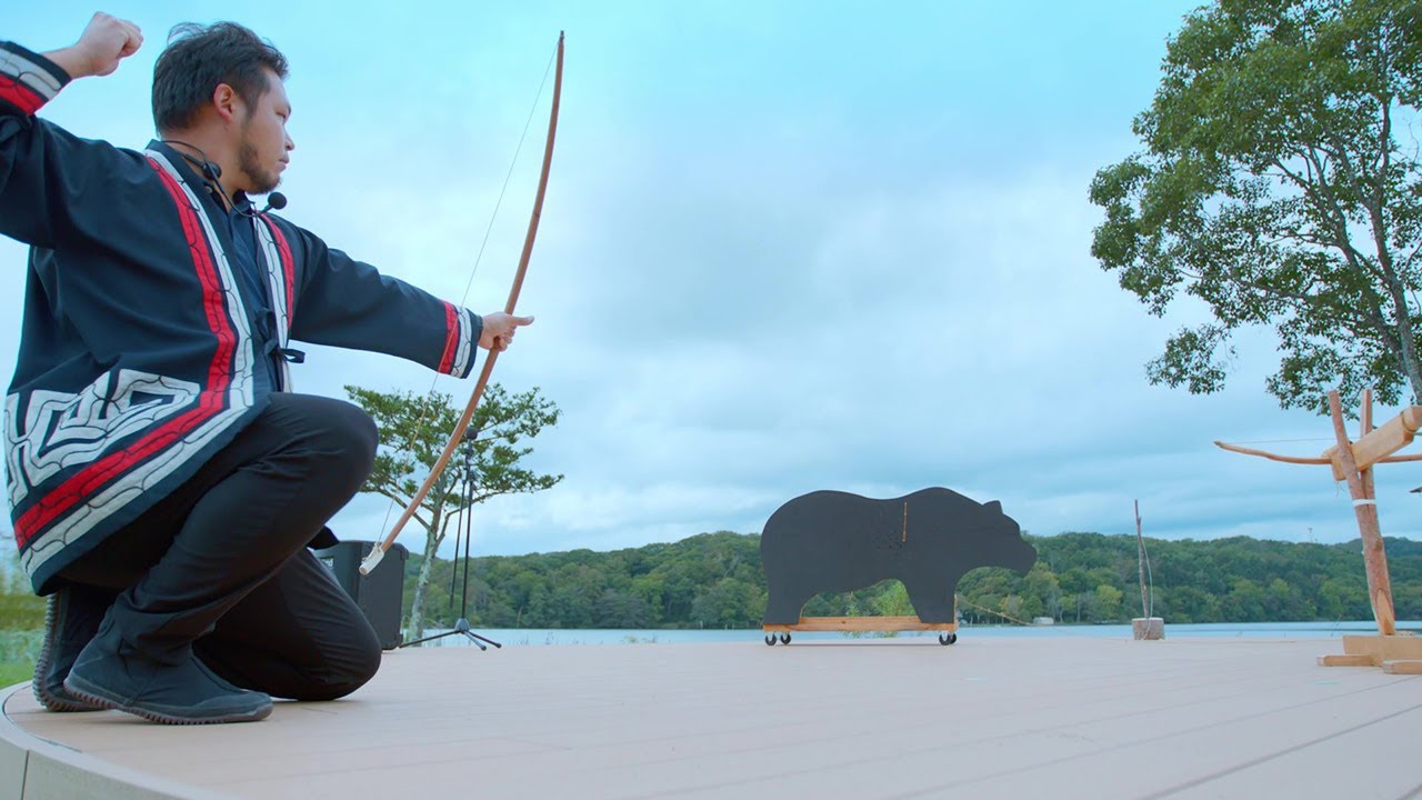 仕掛け弓 実演・解説 - YouTube