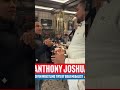 Anthony Joshua learning from Greco-Roman wrestler Zhan Beleniuk in Ukraine 🇺🇦