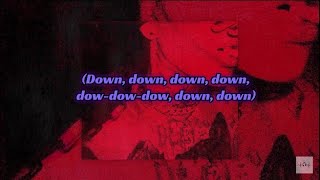 blackbear - DOWN (Clean - Lyrics)