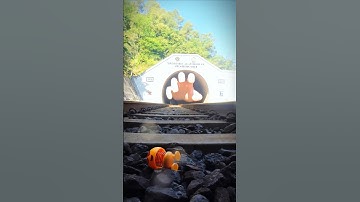 kereta api dikejar tangan besar di terowongan gelap guys #lokomotif #keretaapi #train