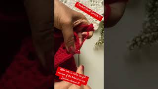 #crochet #diy #handmade #artsandcrafts #design #tutorial #pattern #coaster #heart #valentines#shorts