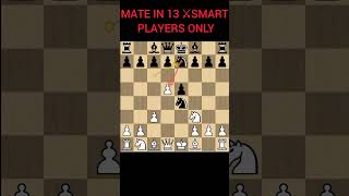 Checkmate in 13 Moves ⚔️ Brilliant Chess Puzzle Only Smart Players Solve! | Chess Move Magic ♟️