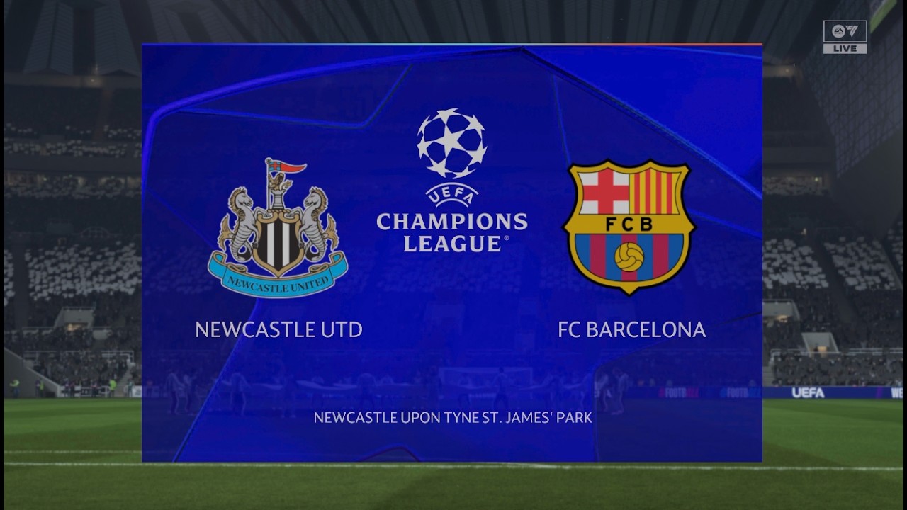 Newcastle vs Barcelona | UEFA Champions League | FC26