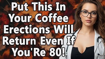 Urologen: Doe dit in je koffie en je erecties komen terug, zelfs op je 80e! | Advies voor ouderen