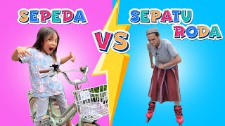 Download Lagu LEIKA SEPEDA VS TOMPEL SEPATU RODA‼️SIAPA YANG MENANG? MP3