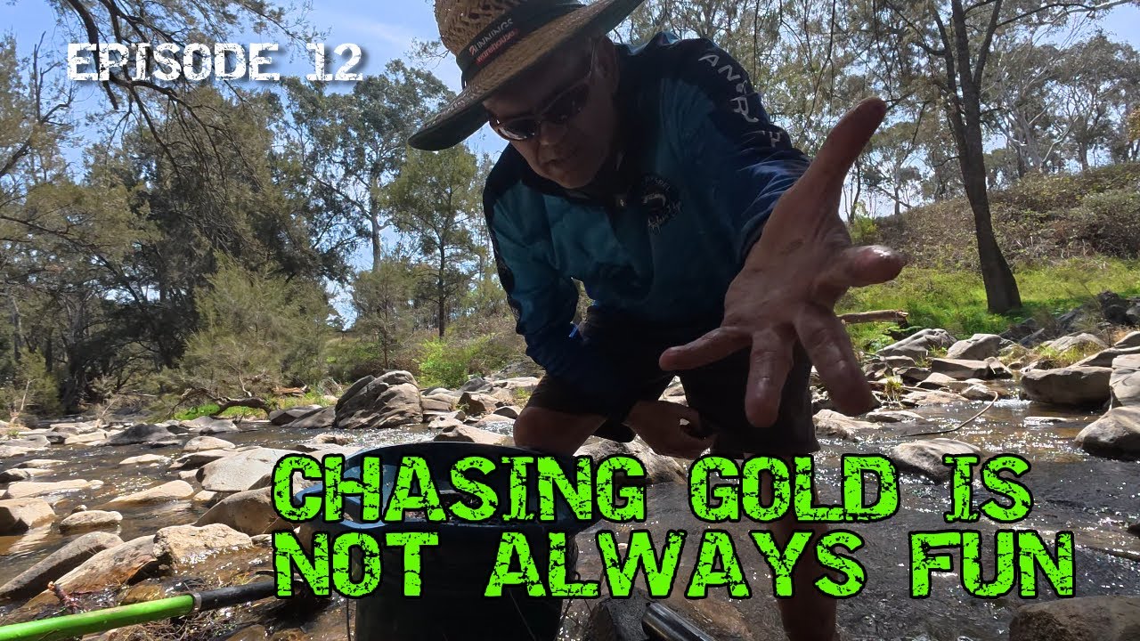 Episode 12 Sofala | Gold Prospecting | Cheshire Creek | Problems with river sluice | Serenity