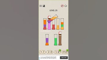 Water sort puzzle game level 25 #shorts #games #crazyshooter
