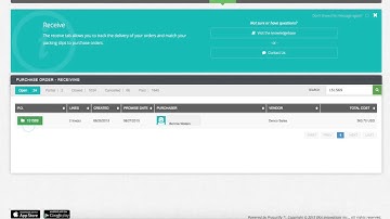 How to check in an order in Procurify