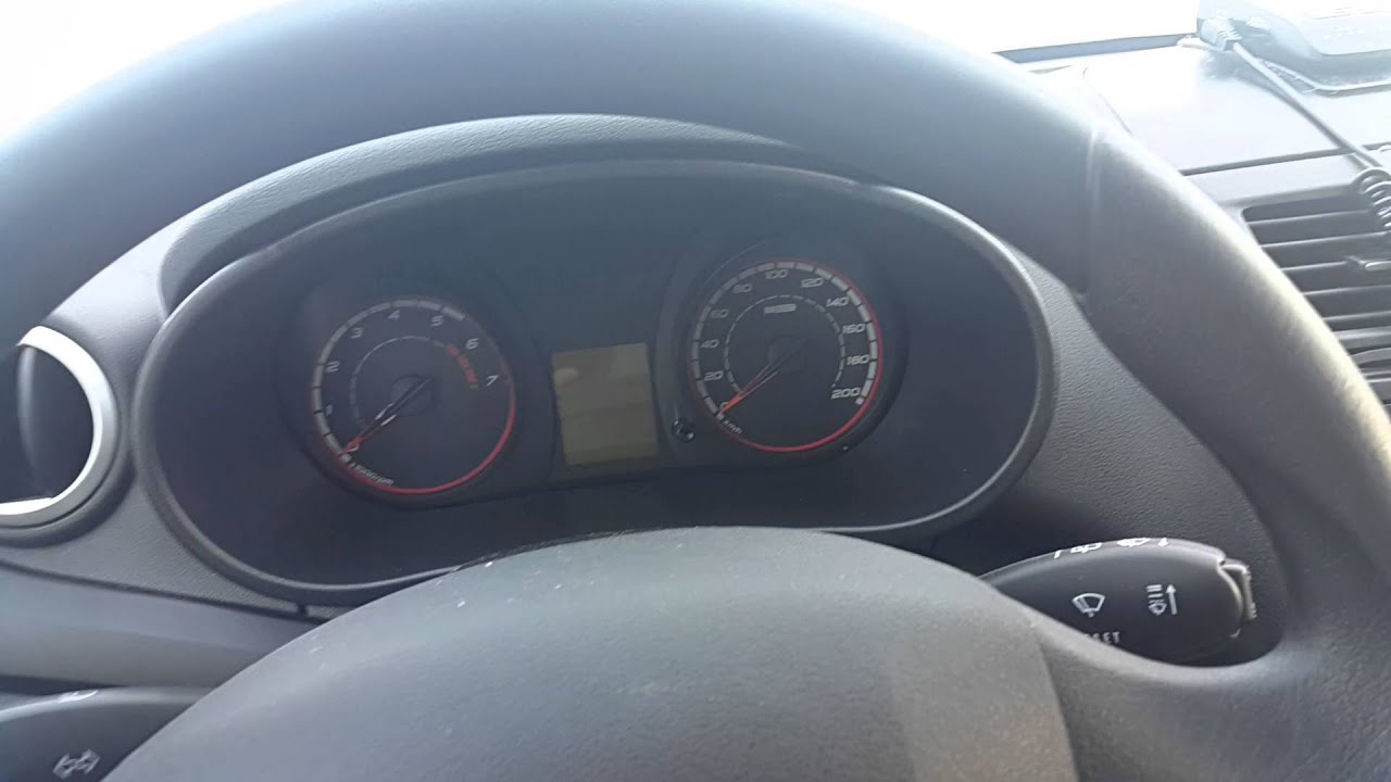 Лада калина 2 холодный запуск - YouTube