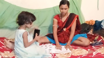 Today we are reading a moral education book with Sakshi || reading a moral education book at night