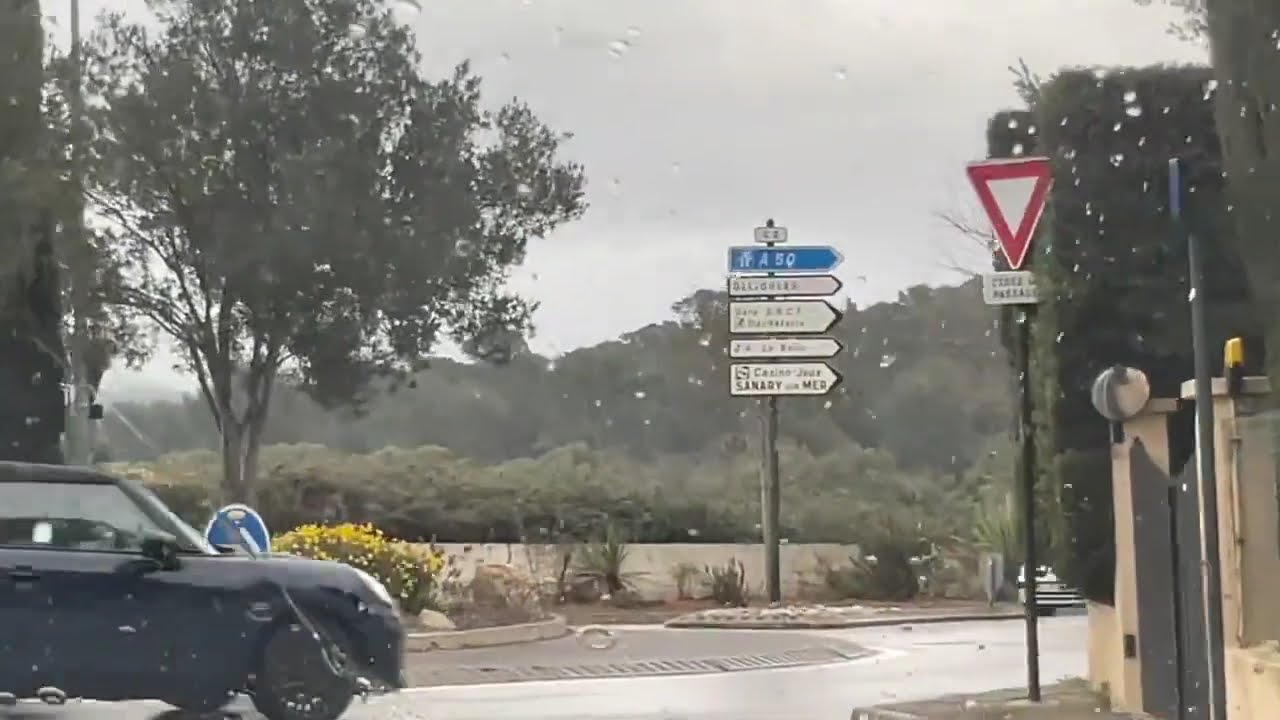 France: D559 - C102 - C2 - A50, Sanary-sur-Mer - Toulon, [V5]