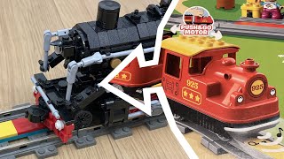 Automating #lego 1:48 Trains with COLORS (Powered Up + PyBricks)