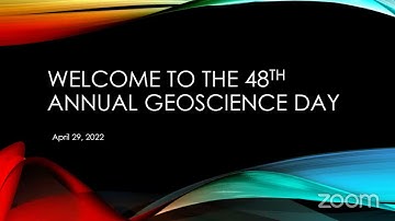 48th Annual Geoscience Day (2022)