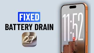 Fix iPhone 17/Pro/Max Battery Draining Fast (After iOS 27 Update)