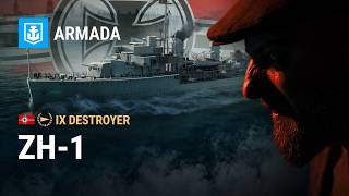 German Destroyer With An Airstrike Armada Zh-1