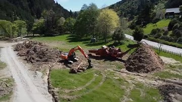 Clean vs contaminated forestry slash