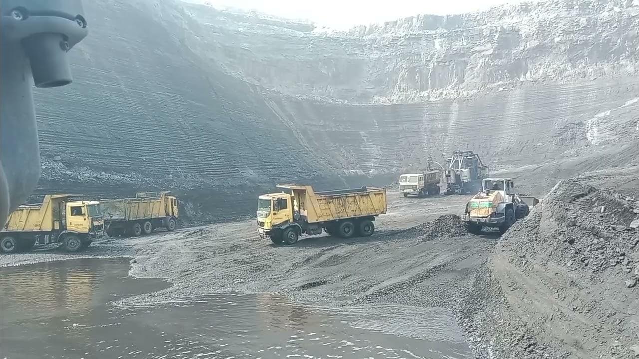 coal cutting machine at work . YouTube