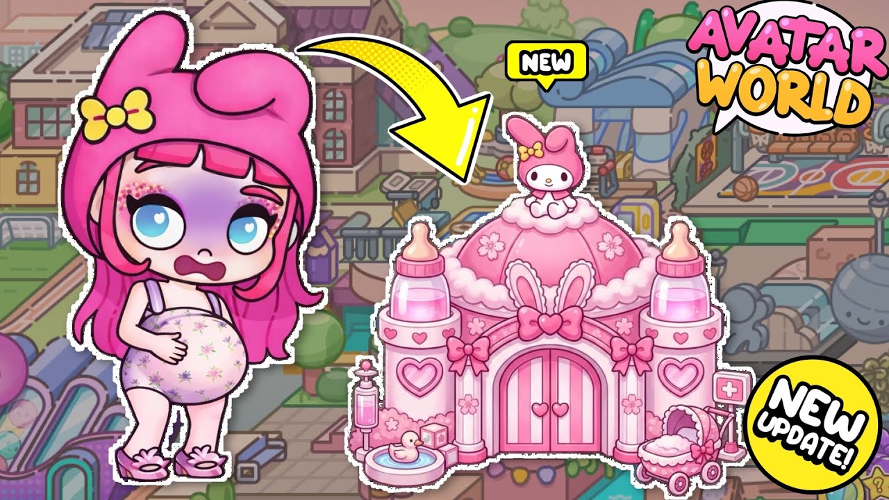 MY MELODY MATERNITY HOSPITAL 🏥 🤰 || New update in Avatar World is already here 🌍