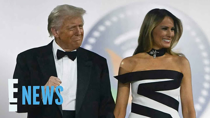 Melania Trump Wears BOLD Gown to Donald Trump’s Inauguration Ball | E! News