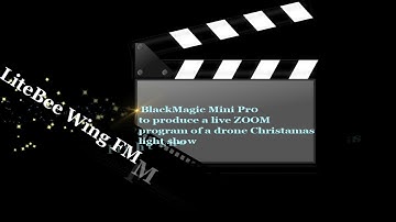 LiteBee Wing FM - how to make a simple formation live music video, using a  Blackmagic ATEM Mini Pro