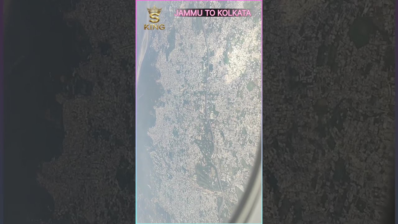 Jammu to Kolkata Flight Journey ✈️ | Sky View,  | Amazing Aerial Nazara 4K