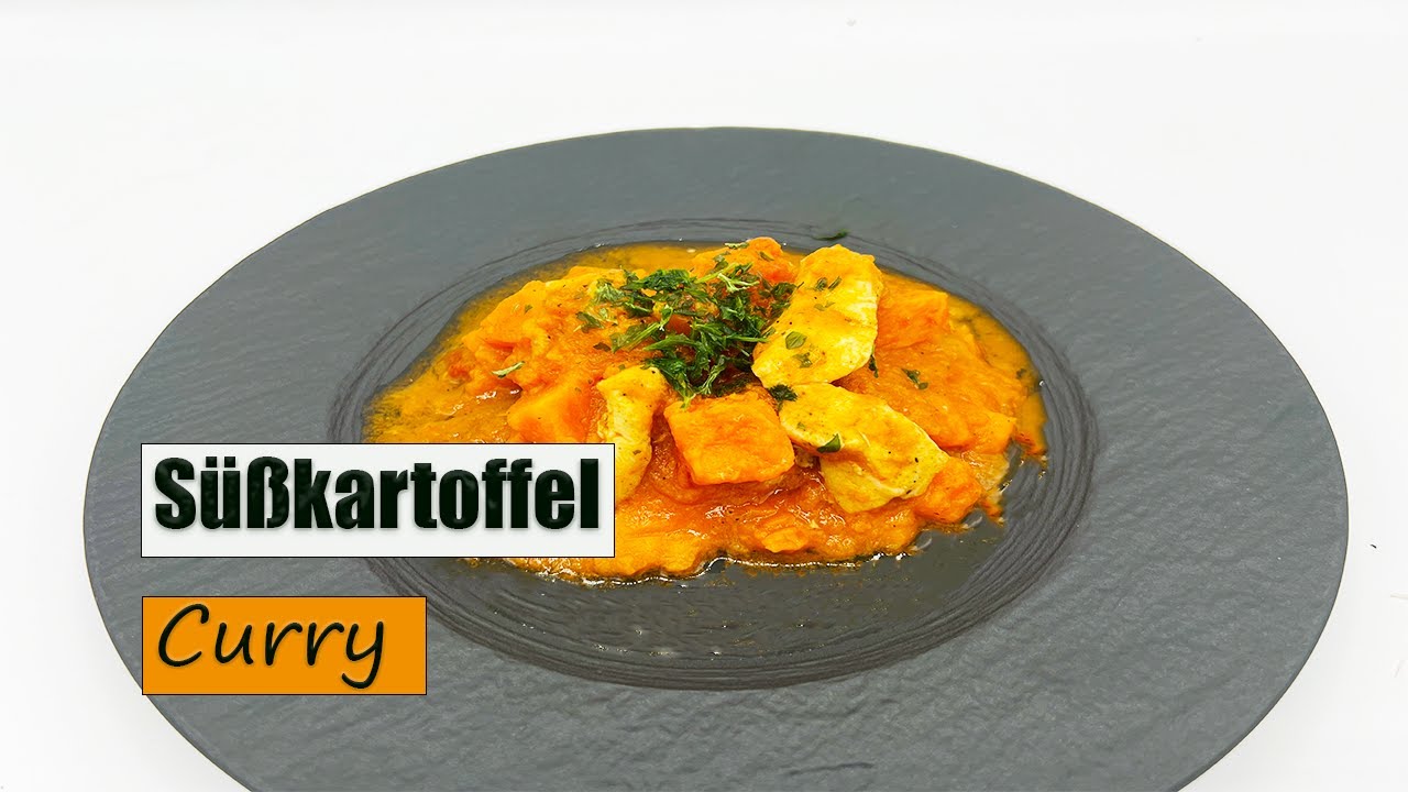 Süßkartoffel Hähnchen- Curry | All in One | Monsieur Cuisine