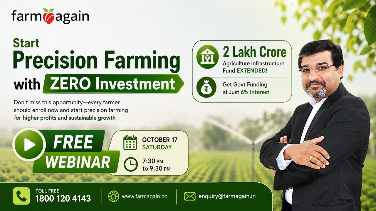Join Farmagain’s Free AIF Webinar on October 17 and Discover Funding Opportunities for Your Farm!