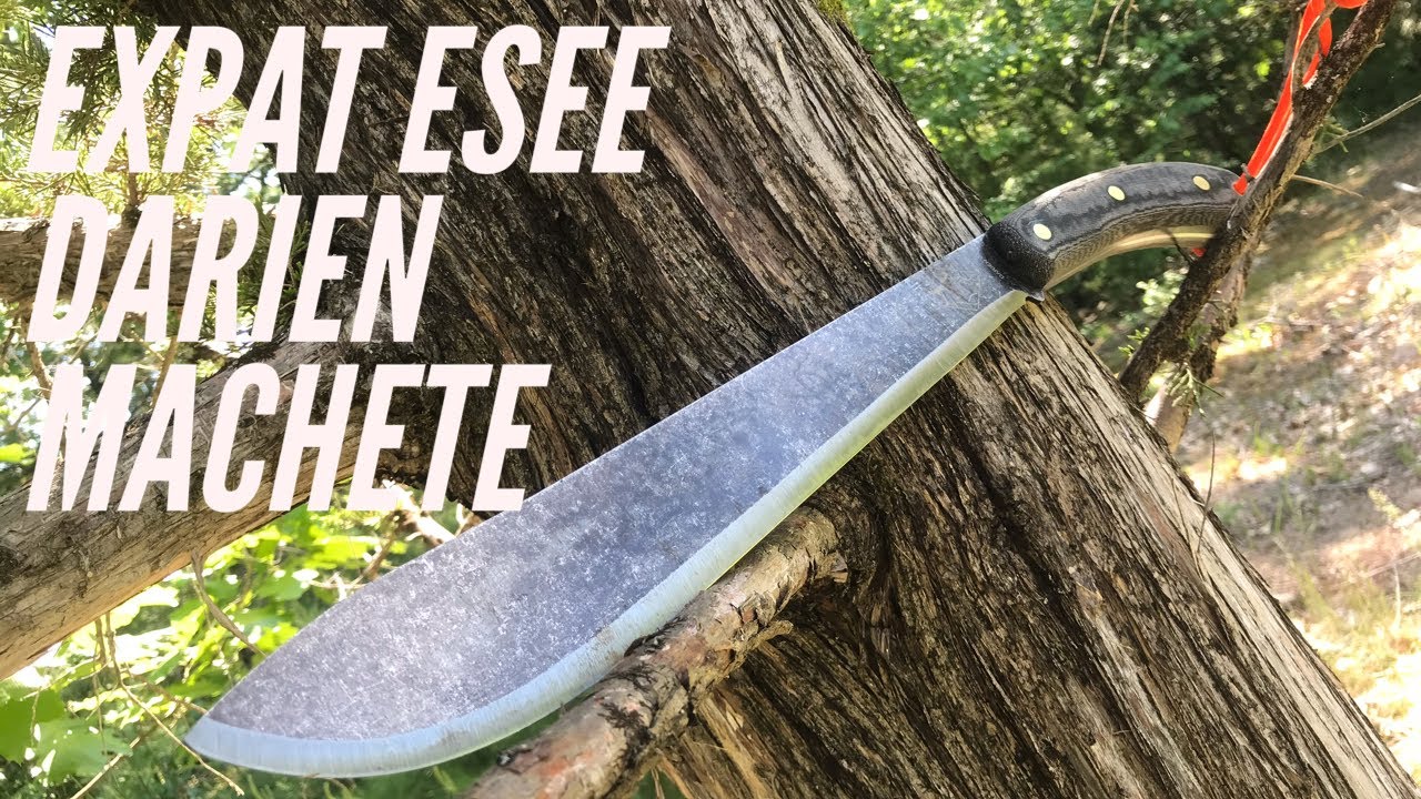 New ESEE | Expat Darien Machete: SUPER Comfortable Handle for Tasks in ...