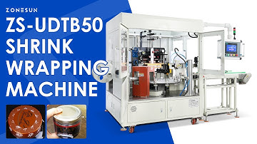 ZONESUN ZS-UDTB50 Rotary Shrinking Sleve Labeling Machine